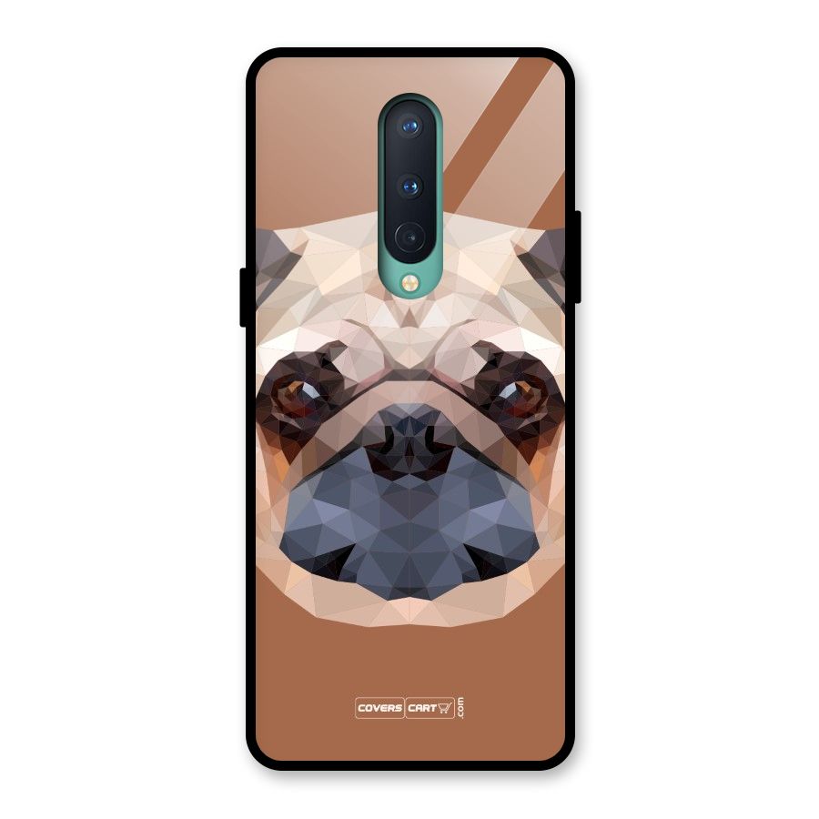Cute Pug Glass Back Case for OnePlus 8