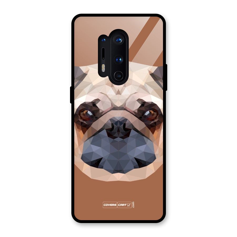 Cute Pug Glass Back Case for OnePlus 8 Pro