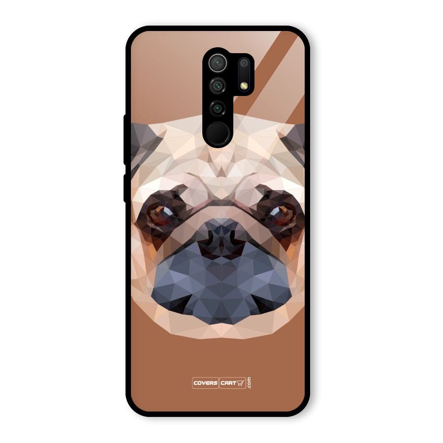 Cute Pug Glass Back Case for Poco M2