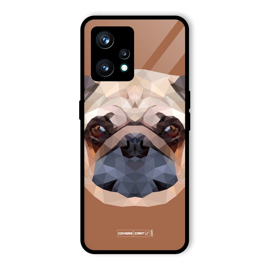 Cute Pug Glass Back Case for Realme 9 Pro Plus 5G