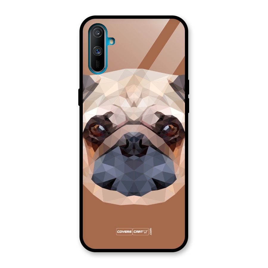 Cute Pug Glass Back Case for Realme C3