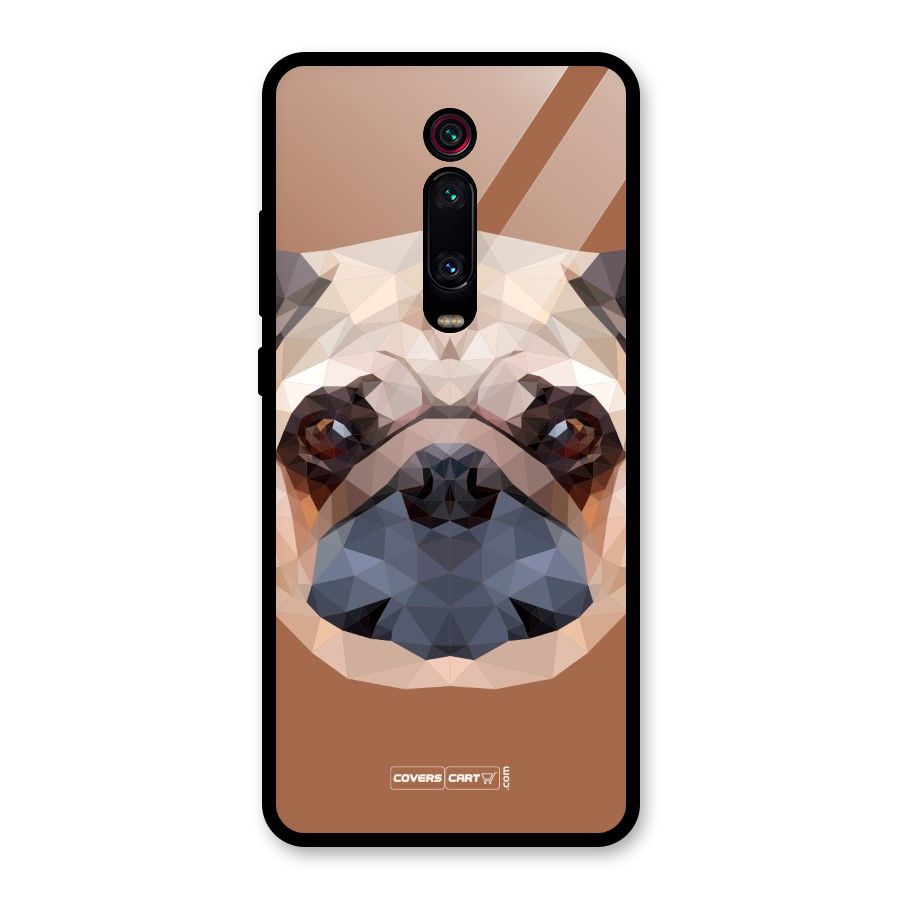 Cute Pug Glass Back Case for Redmi K20