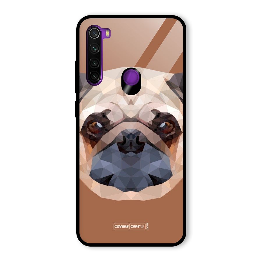 Cute Pug Glass Back Case for Redmi Note 8