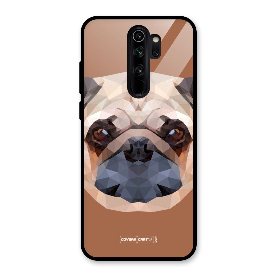 Cute Pug Glass Back Case for Redmi Note 8 Pro