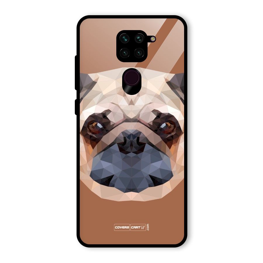 Cute Pug Glass Back Case for Redmi Note 9