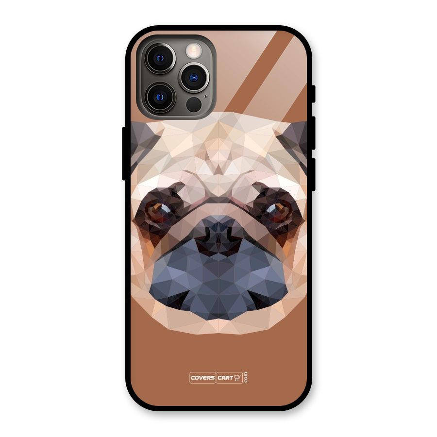 Cute Pug Glass Back Case for iPhone 12 Pro