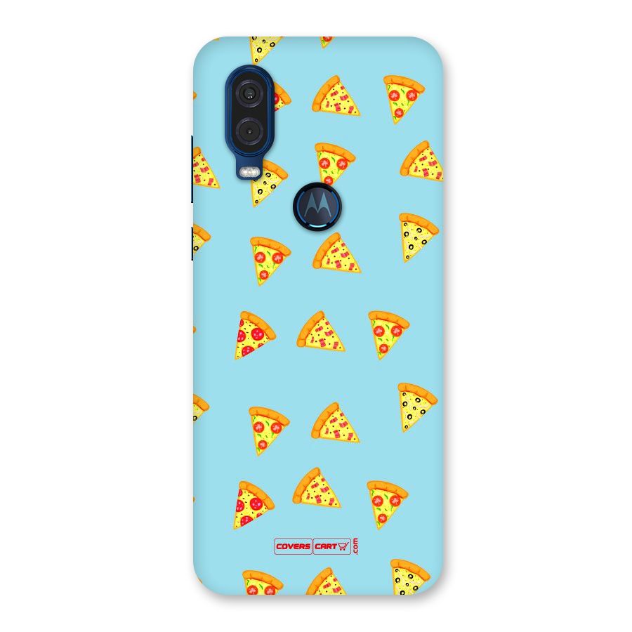 Cute Slices of Pizza Back Case for Motorola One Vision