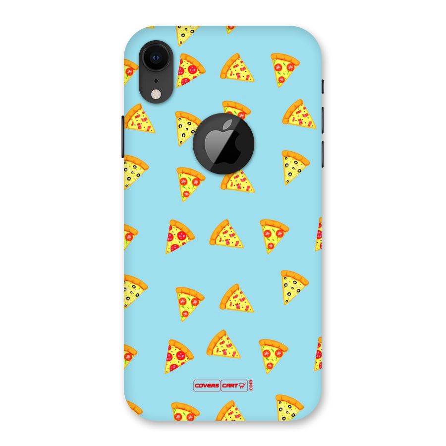 Cute Slices of Pizza Back Case for iPhone XR Logo Cut