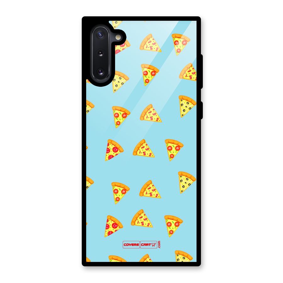 Cute Slices of Pizza Glass Back Case for Galaxy Note 10