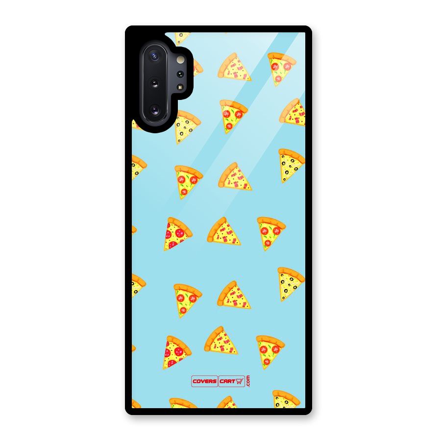 Cute Slices of Pizza Glass Back Case for Galaxy Note 10 Plus