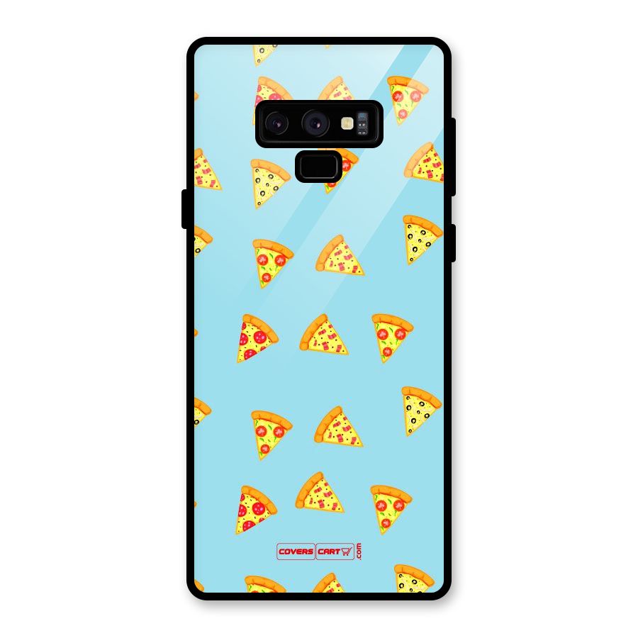 Cute Slices of Pizza Glass Back Case for Galaxy Note 9