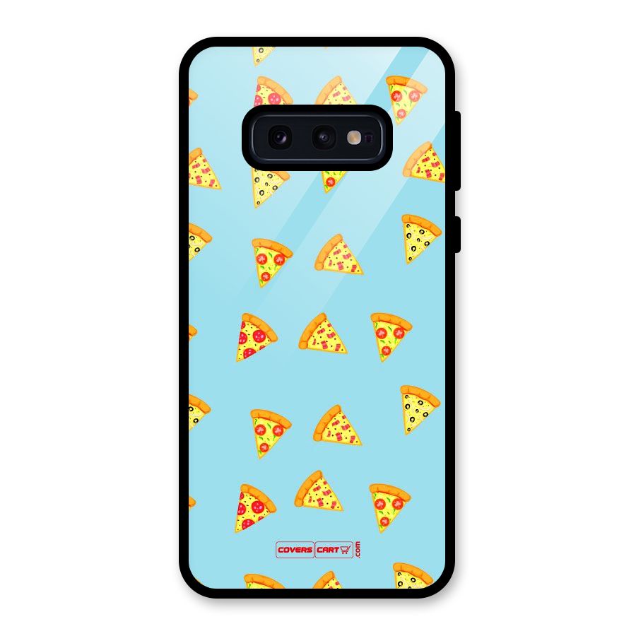 Cute Slices of Pizza Glass Back Case for Galaxy S10e