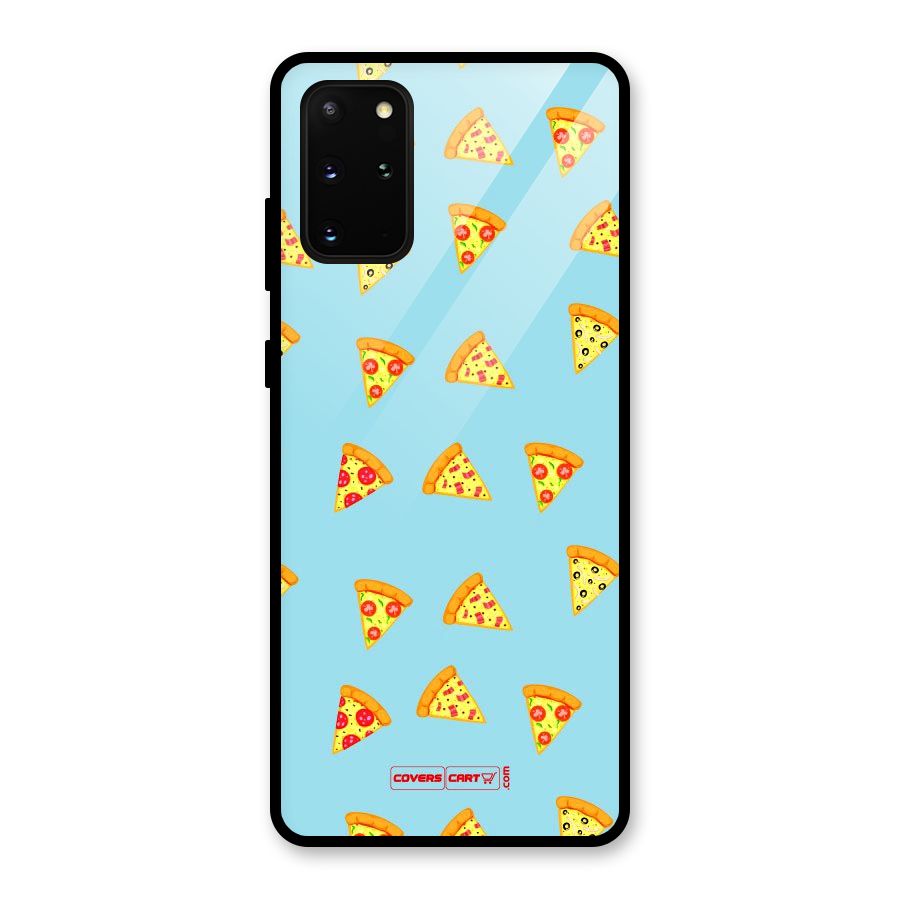 Cute Slices of Pizza Glass Back Case for Galaxy S20 Plus