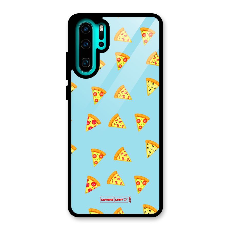 Cute Slices of Pizza Glass Back Case for Huawei P30 Pro