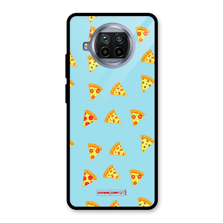 Cute Slices of Pizza Glass Back Case for Mi 10i