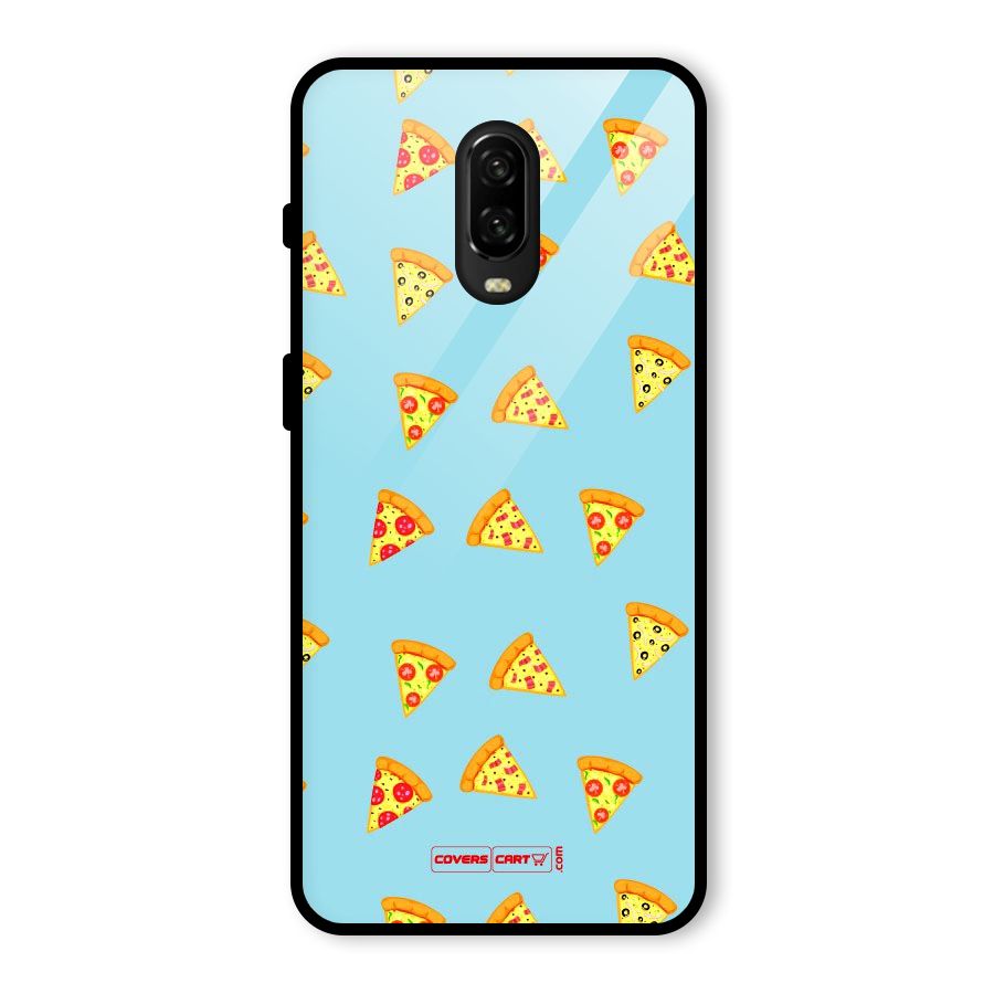Cute Slices of Pizza Glass Back Case for OnePlus 6T