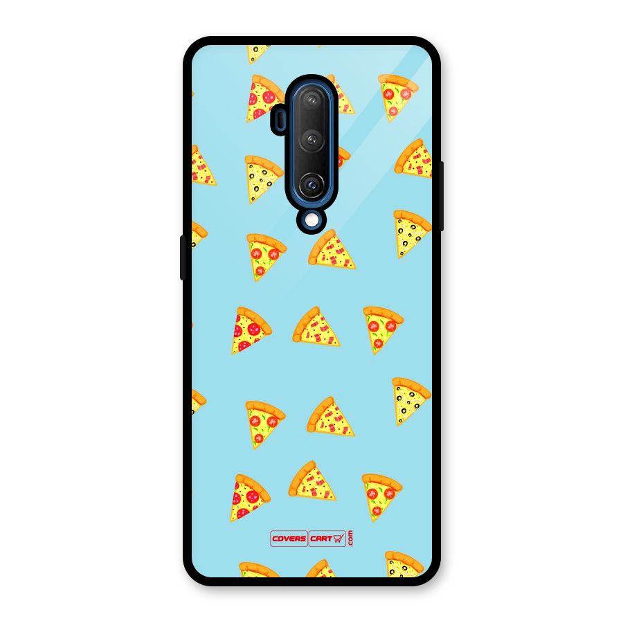 Cute Slices of Pizza Glass Back Case for OnePlus 7T Pro
