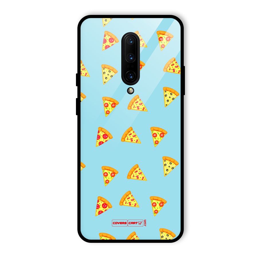 Cute Slices of Pizza Glass Back Case for OnePlus 7 Pro