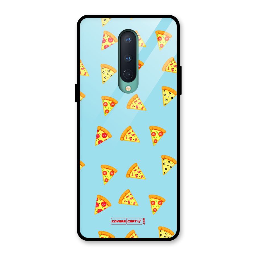 Cute Slices of Pizza Glass Back Case for OnePlus 8