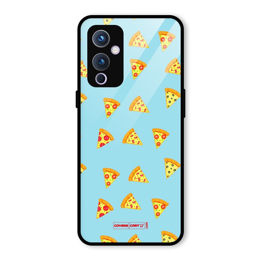 Cute Slices of Pizza Glass Back Case for OnePlus 9