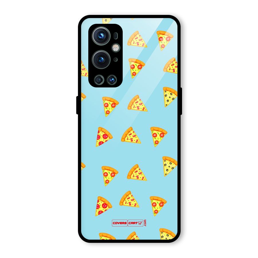 Cute Slices of Pizza Glass Back Case for OnePlus 9 Pro