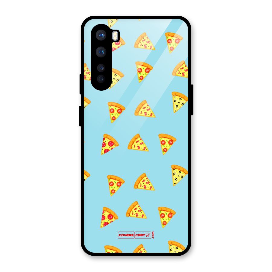 Cute Slices of Pizza Glass Back Case for OnePlus Nord
