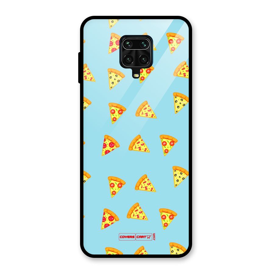Cute Slices of Pizza Glass Back Case for Poco M2 Pro