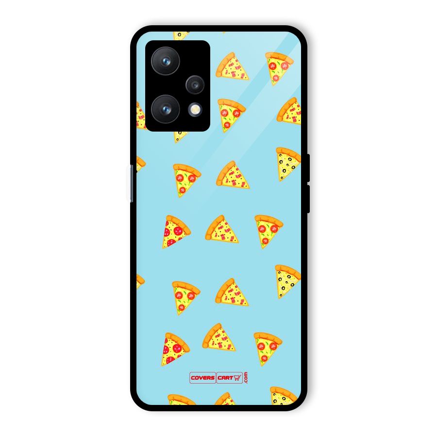 Cute Slices of Pizza Glass Back Case for Realme 9 Pro 5G