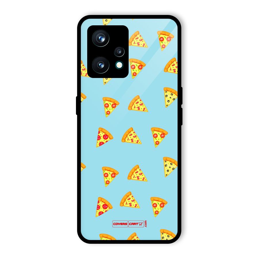 Cute Slices of Pizza Glass Back Case for Realme 9 Pro Plus 5G