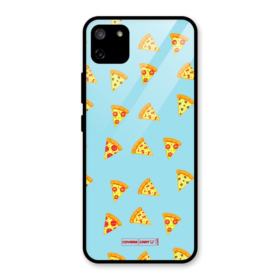 Cute Slices of Pizza Glass Back Case for Realme C11
