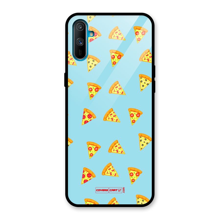 Cute Slices of Pizza Glass Back Case for Realme C3