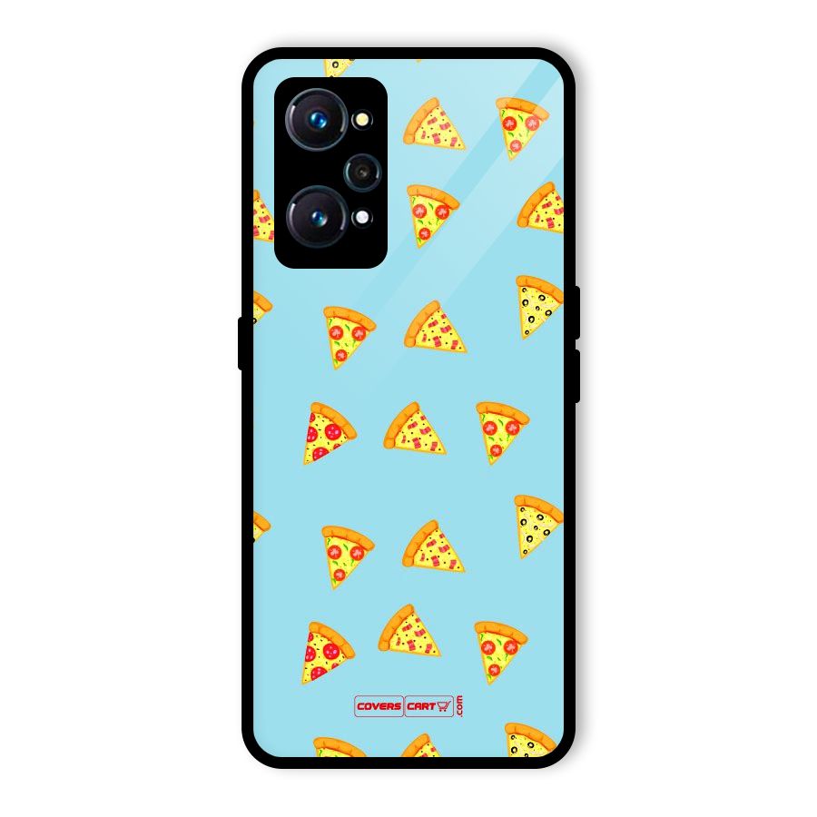 Cute Slices of Pizza Glass Back Case for Realme GT Neo2