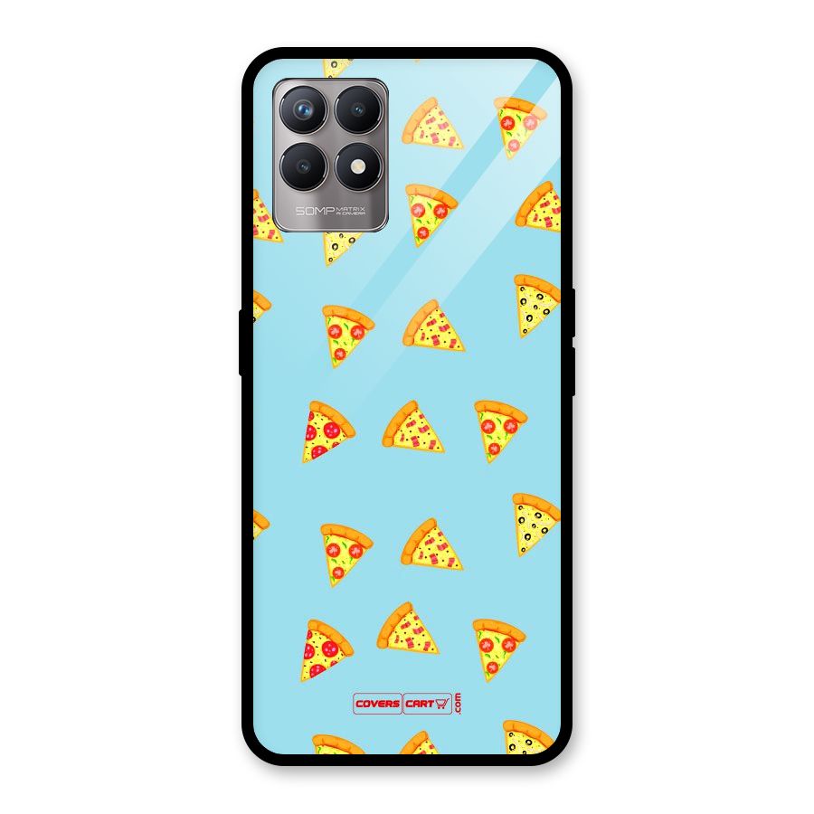 Cute Slices of Pizza Glass Back Case for Realme Narzo 50