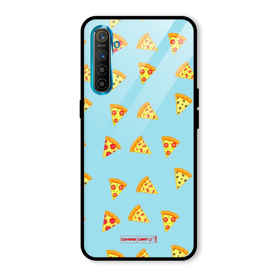 Cute Slices of Pizza Glass Back Case for Realme XT
