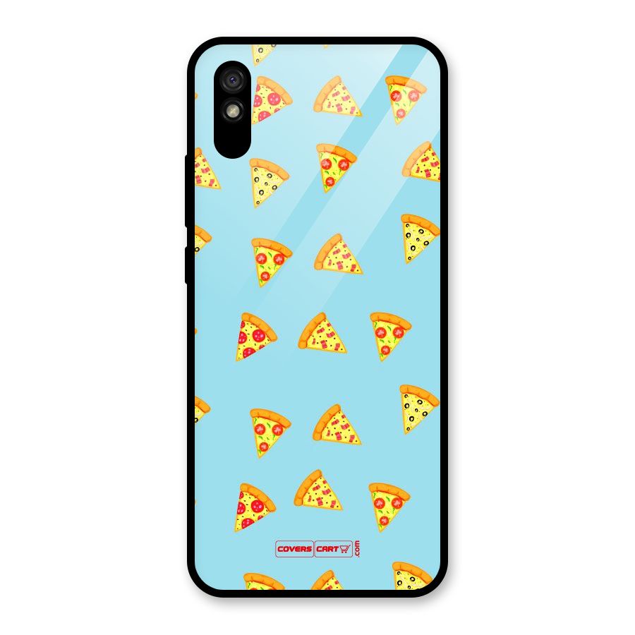 Cute Slices of Pizza Glass Back Case for Redmi 9i