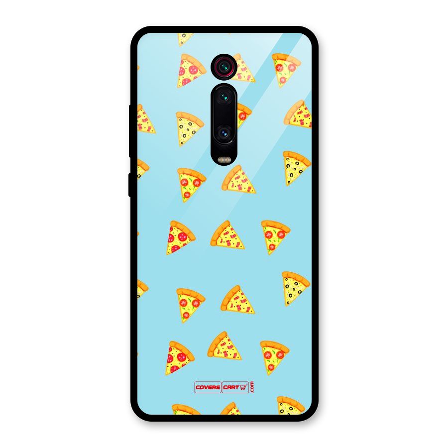 Cute Slices of Pizza Glass Back Case for Redmi K20 Pro