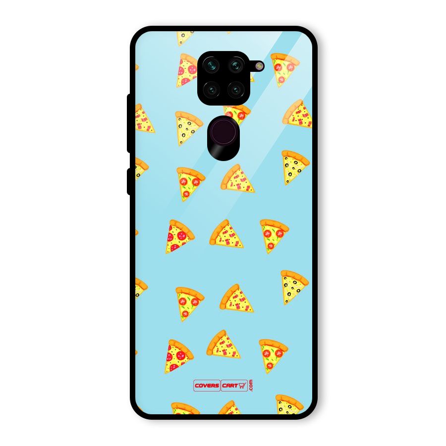 Cute Slices of Pizza Glass Back Case for Redmi Note 9
