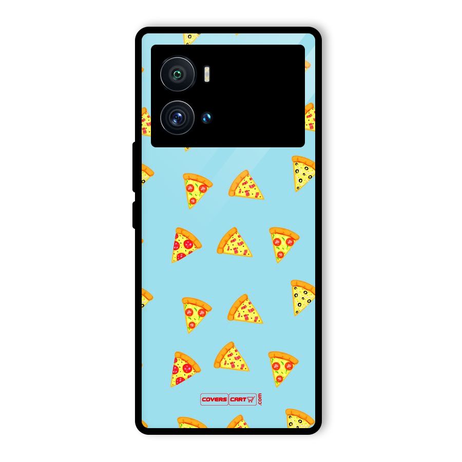Cute Slices of Pizza Glass Back Case for Vivo iQOO 9 Pro