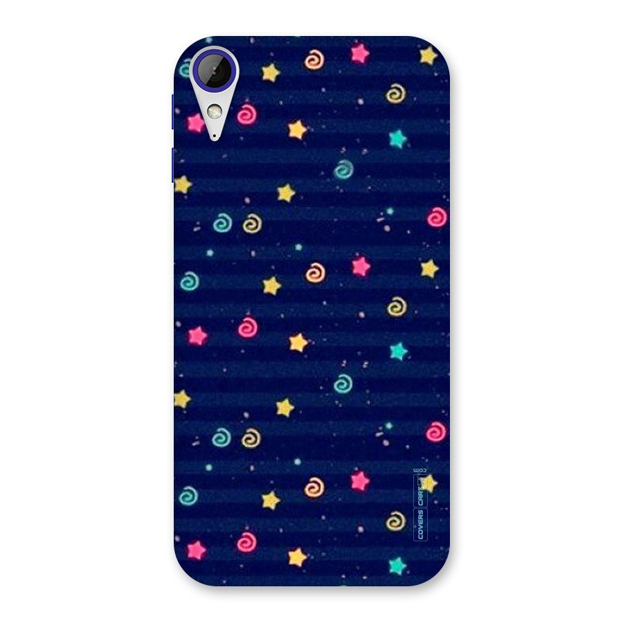 Cute Stars Design Back Case for Desire 830