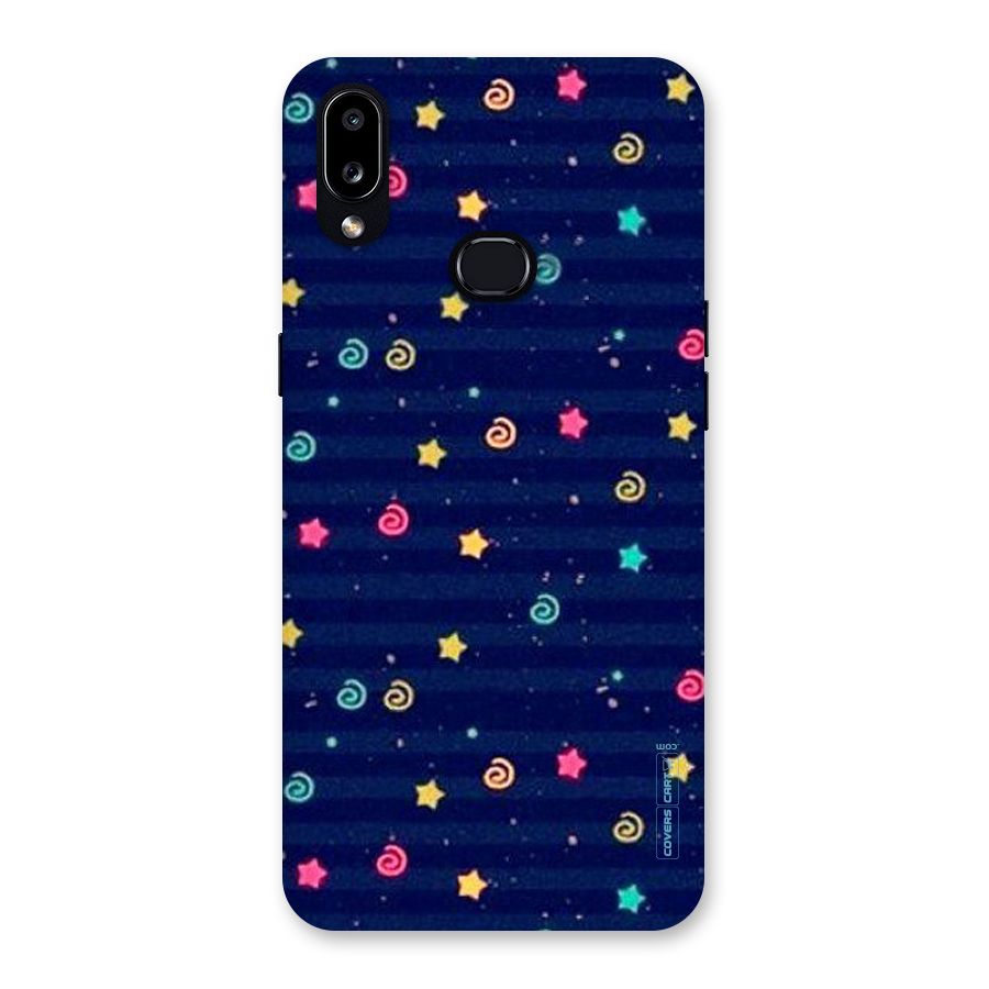 Cute Stars Design Back Case for Galaxy A10s