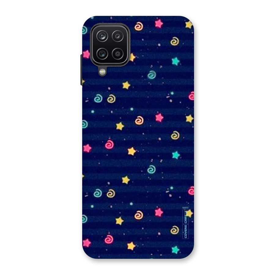 Cute Stars Design Back Case for Galaxy A12