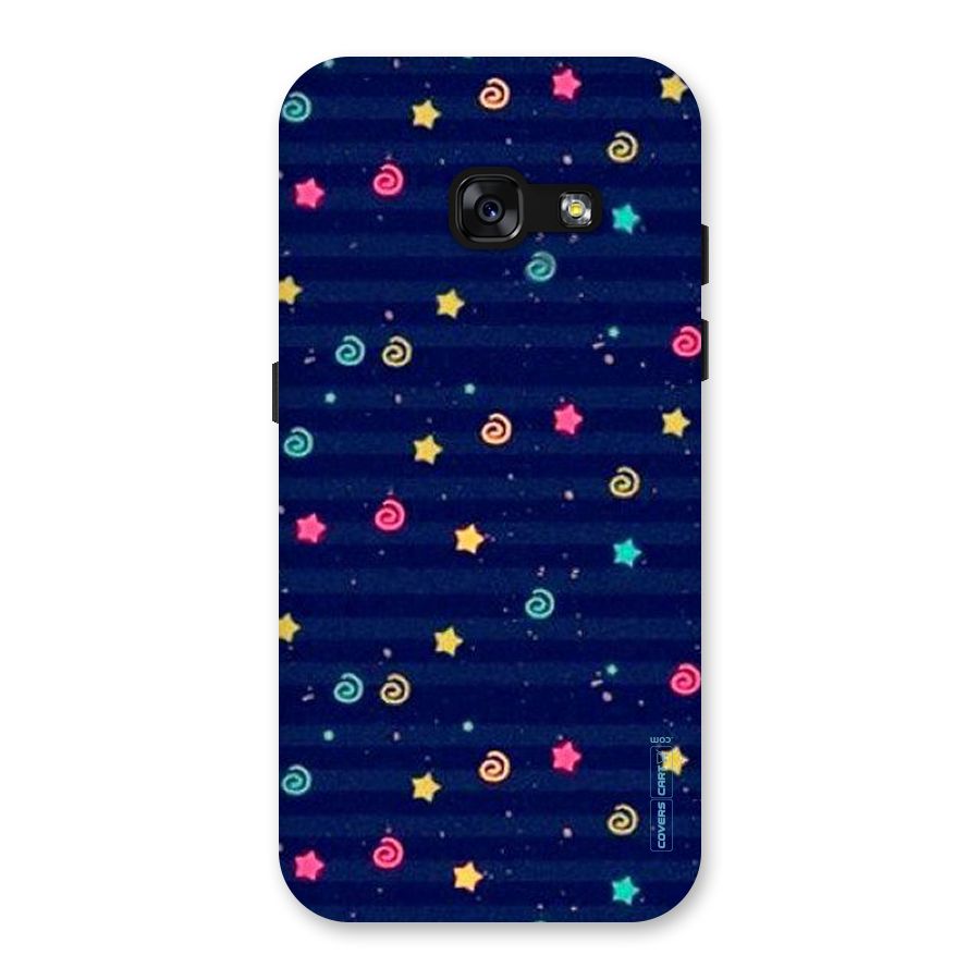 Cute Stars Design Back Case for Galaxy A3 (2017)