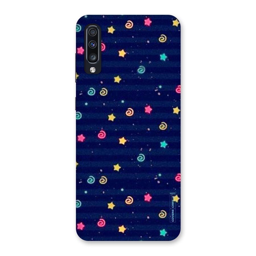 Cute Stars Design Back Case for Galaxy A70