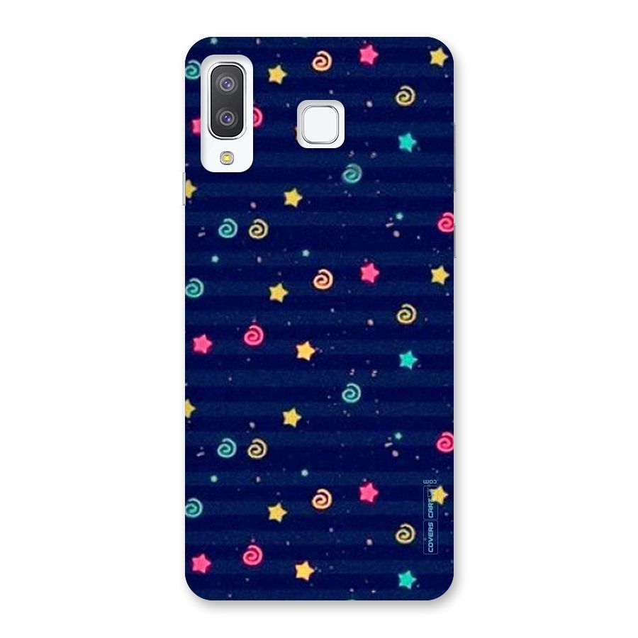 Cute Stars Design Back Case for Galaxy A8 Star