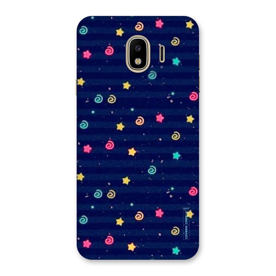 Cute Stars Design Back Case for Galaxy J4