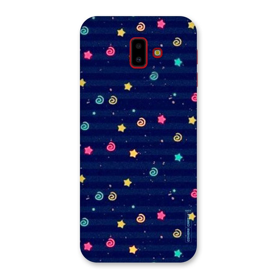 Cute Stars Design Back Case for Galaxy J6 Plus