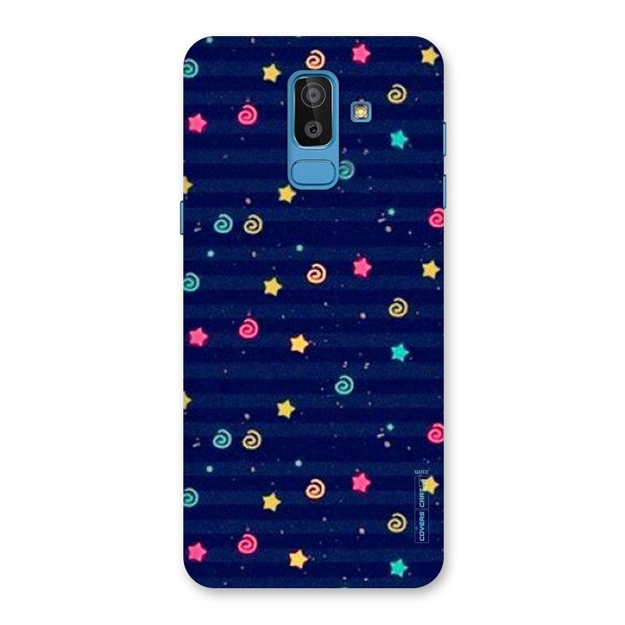 Cute Stars Design Back Case for Galaxy J8