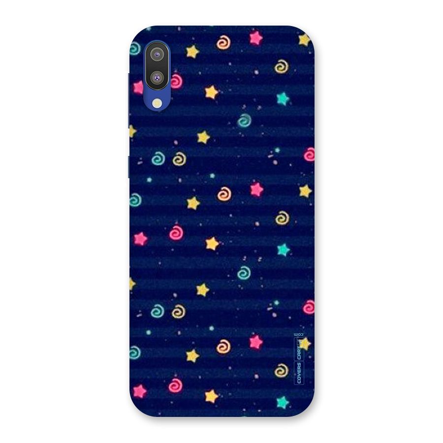 Cute Stars Design Back Case for Galaxy M10