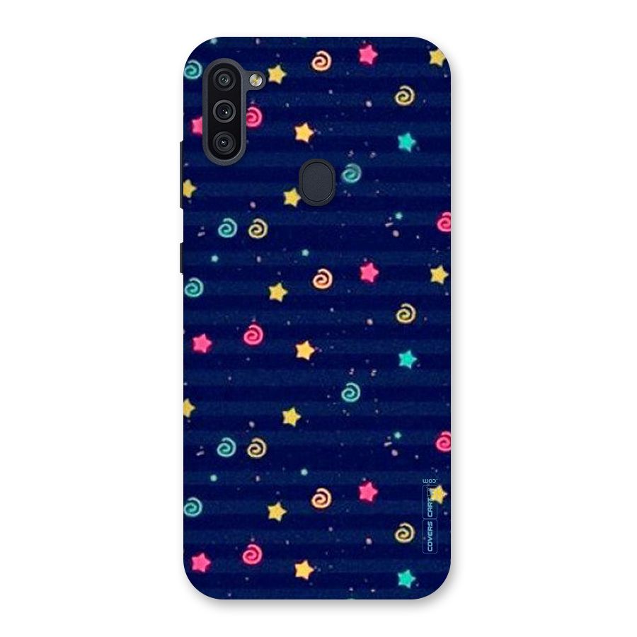 Cute Stars Design Back Case for Galaxy M11