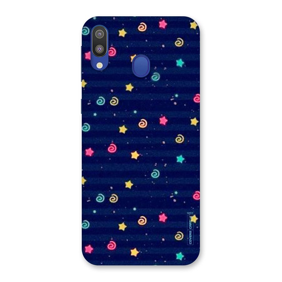 Cute Stars Design Back Case for Galaxy M20